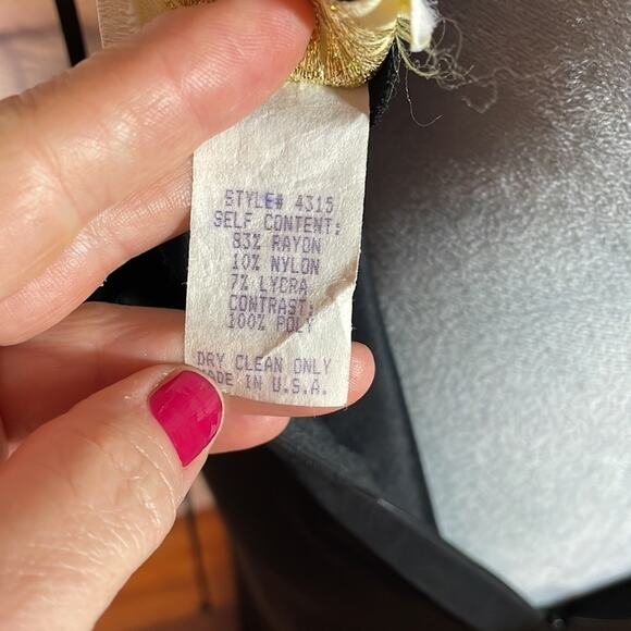 Vintage Nicole Bakti for Caché evening gown - Picture 9 of 14